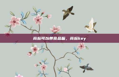 商标可以带食品嘛，商标key