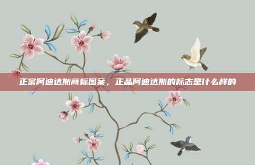 正宗阿迪达斯商标图案,正品阿迪达斯的标志是什么样的