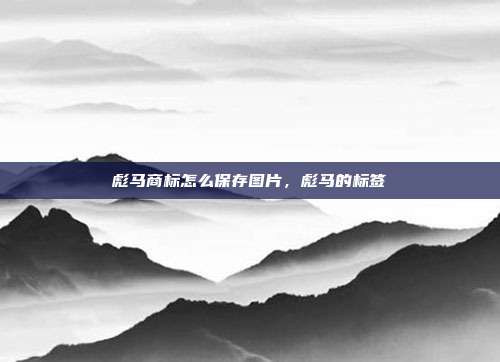 彪马商标怎么保存图片,彪马的标签