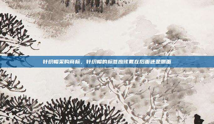 针织帽采购商标,针织帽的标签应该戴在后面还是侧面