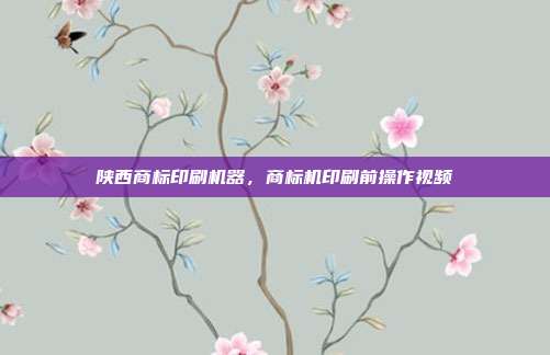 陕西商标印刷机器，商标机印刷前操作视频