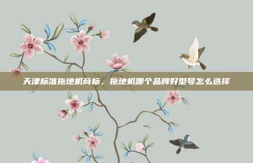 天津标准拖地机商标,拖地机哪个品牌好型号怎么选择