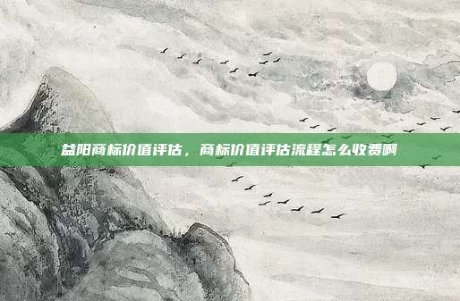 益阳商标价值评估,商标价值评估流程怎么收费啊