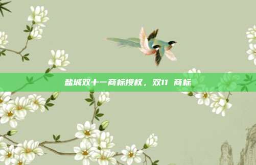 盐城双十一商标授权,双11 商标
