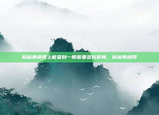 商标申请网上能查到一般需要多长时间，商标申请网