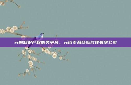 元创知识产权服务平台,元创专利商标代理有限公司