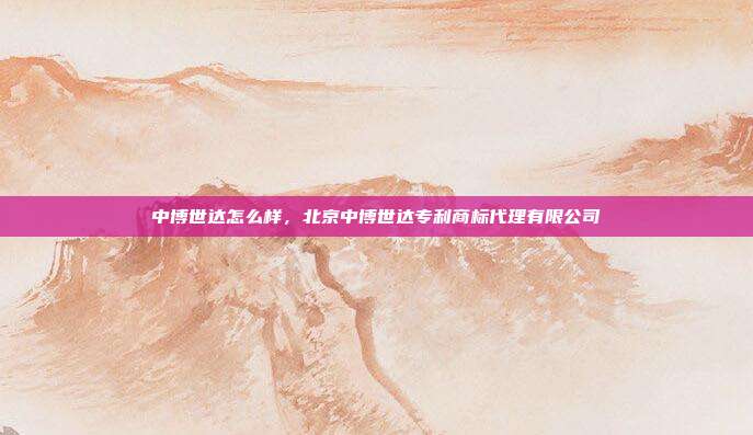 中博世达怎么样,北京中博世达专利商标代理有限公司