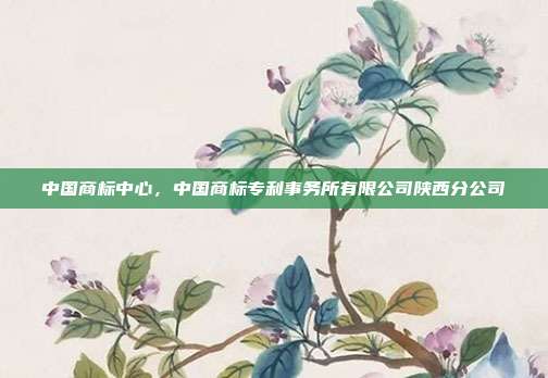 中国商标中心,中国商标专利事务所有限公司陕西分公司