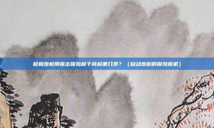 枪和步枪用扳击保险属于商标第几类？（自动步枪的保险扳机）