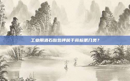 工业用酒石酸氢钾属于商标第几类？