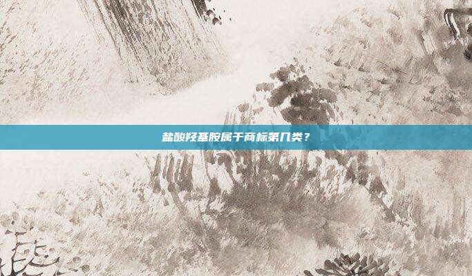 盐酸羟基胺属于商标第几类?