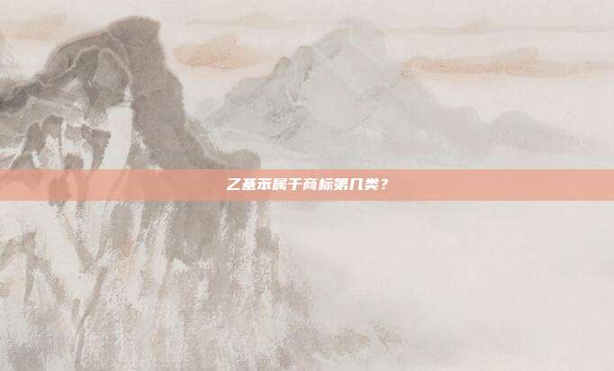 乙基苯属于商标第几类?