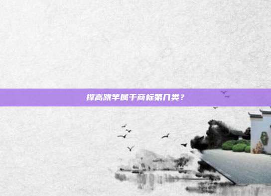 撑高跳竿属于商标第几类？