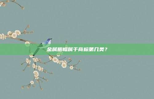 金属瓶帽属于商标第几类？