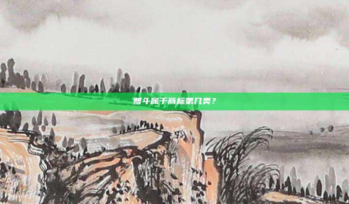 箩斗属于商标第几类?