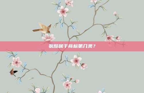 氨醛属于商标第几类？