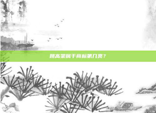 跳高架属于商标第几类？