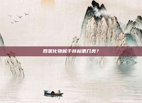 四氯化物属于商标第几类?