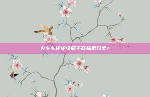 火车车轮轮缘属于商标第几类?
