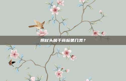 拐杖头属于商标第几类?