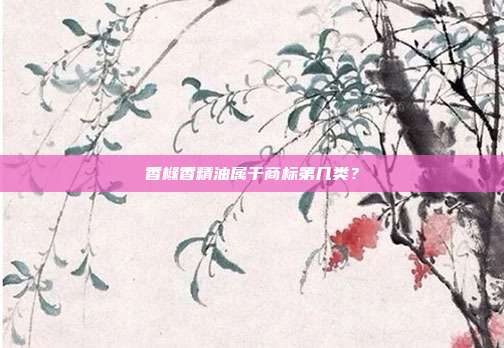 香橼香精油属于商标第几类？