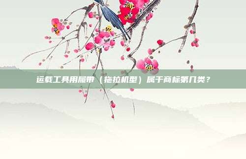 运载工具用履带（拖拉机型）属于商标第几类？