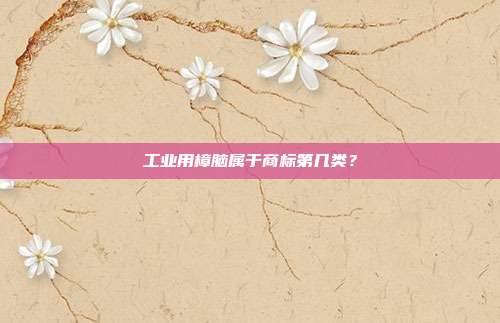 工业用樟脑属于商标第几类？