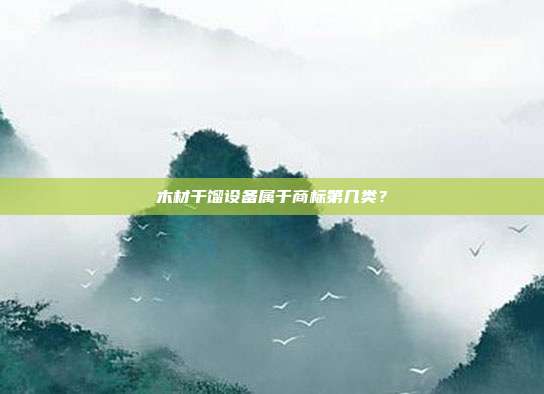 木材干馏设备属于商标第几类?