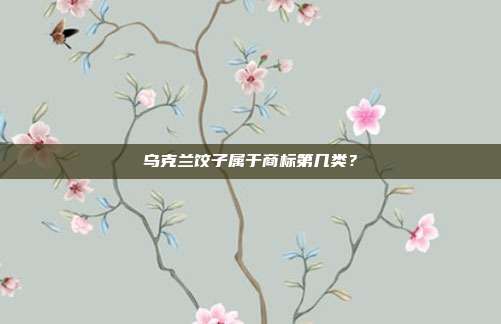 乌克兰饺子属于商标第几类?