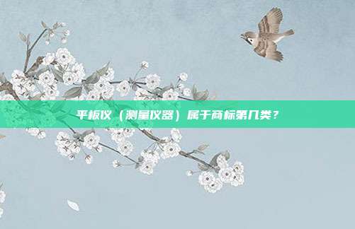 平板仪（测量仪器）属于商标第几类？