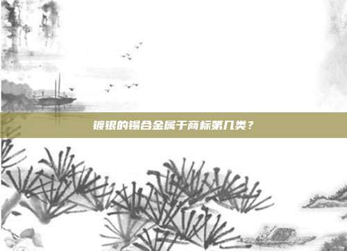 镀银的锡合金属于商标第几类?