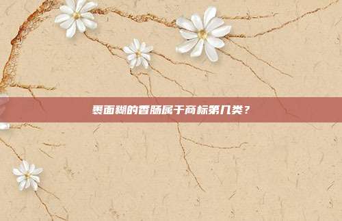 裹面糊的香肠属于商标第几类？